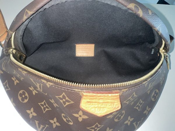 s l16002 Louis Vuitton LV Monogram Bum Bag Waist Belt Crossbody Brown Canvas