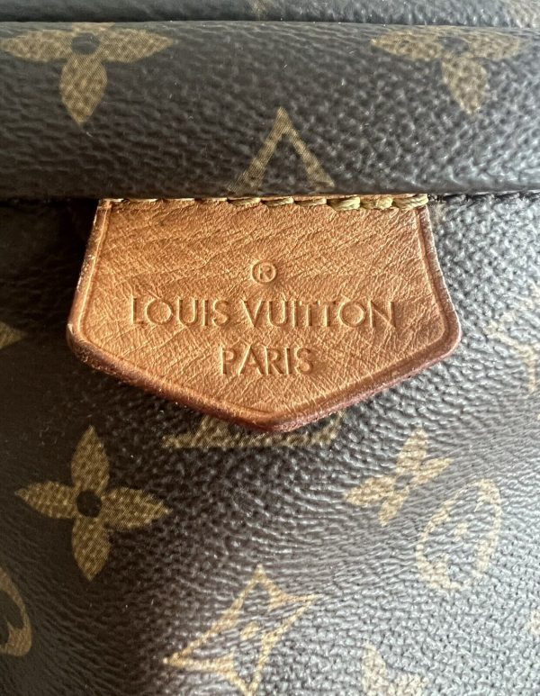 s l16005 Louis Vuitton LV Monogram Bum Bag Waist Belt Crossbody Brown Canvas