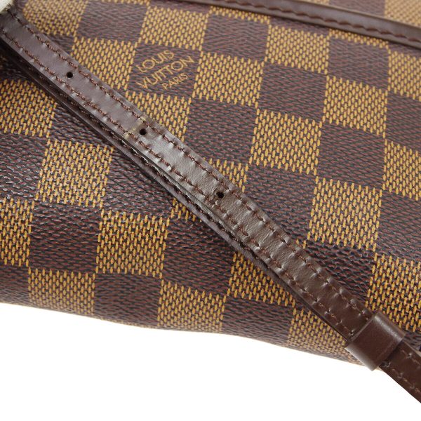 s l16006 LOUIS VUITTON Pochette Ipanema Shoulder Bumbag Damier Ebene