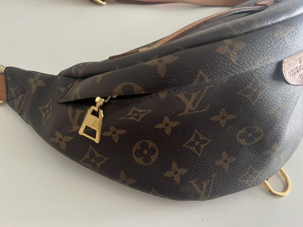 s l16006 Louis Vuitton LV Monogram Bum Bag Waist Belt Crossbody Brown Canvas