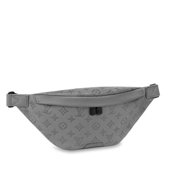 1 Louis Vuitton Bag Back Body Bag Gray Monogram Shadow Leather