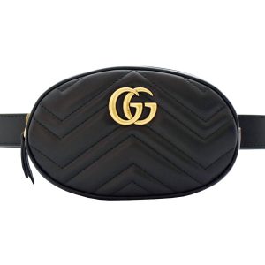 1 Gucci Belt Bag Waist Bag Body Bag Hip Bag GG Quilted Leather