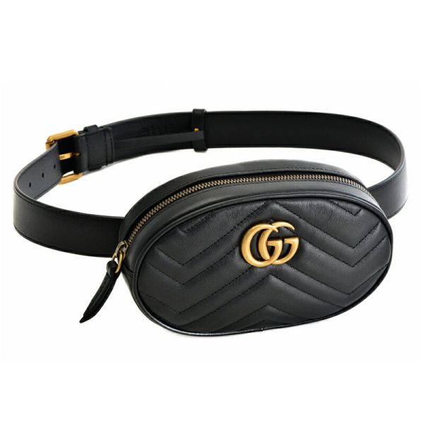 1 Gucci Waist Bag Calf Leather Nero