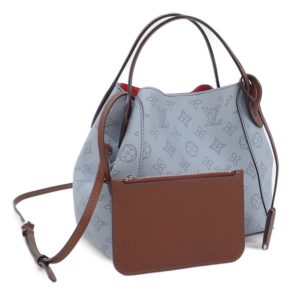 1 Louis Vuitton Mahina Hina PM 2WAY Bag Blue Horizon Pumpkin