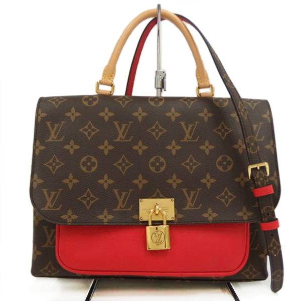 1 Louis Vuitton Marignan Hand Bag Red