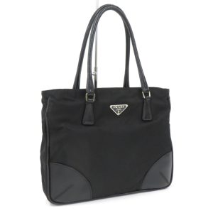 1 Prada Tote Bag Nylon Nero Black