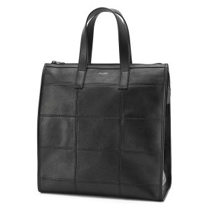 1 Saint Laurent Patchwork Shopping Bag 100 Calfskin Leather