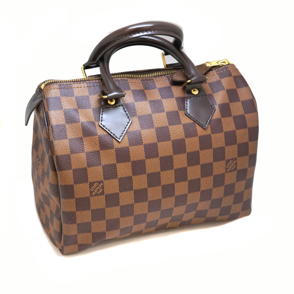 1 Louis Vuitton Speedy 25 Handbag Brown Damier Bag