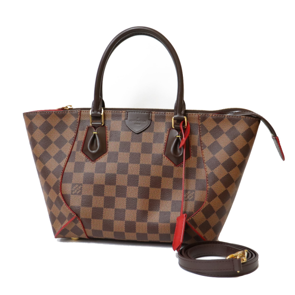 1 Louis Vuitton Damier Kaisa Tote PM Damier Handbag Brown