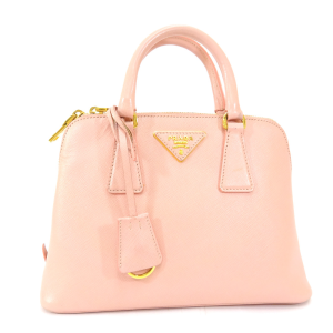 1 Prada Saffiano Leather Handbag Pink