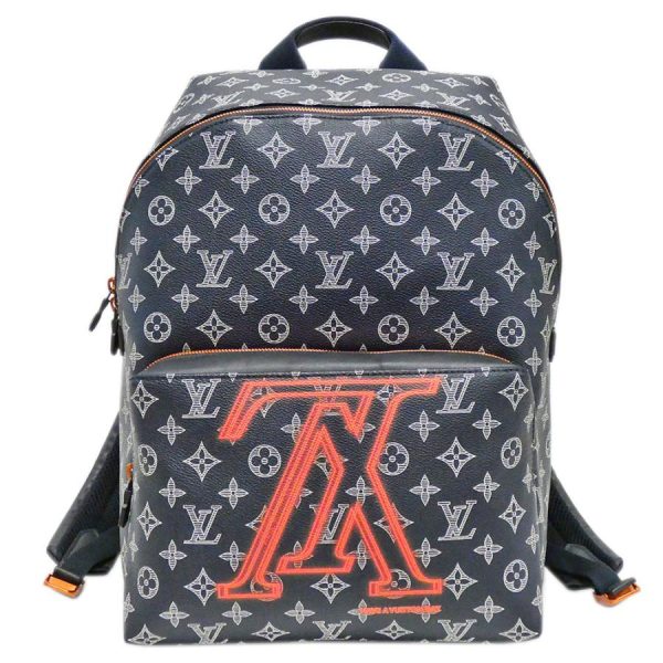 1 Louis Vuitton Monogram Ink Upside Down Apollo Backpack Navy