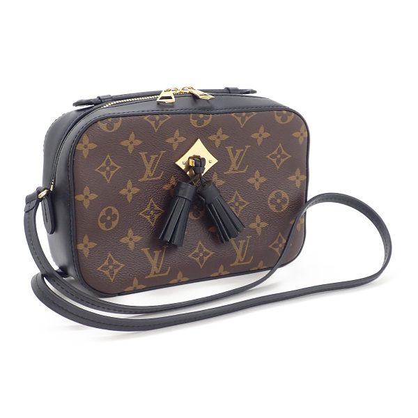 1 Louis Vuitton Monogram Saintonge Shoulder Bag Black