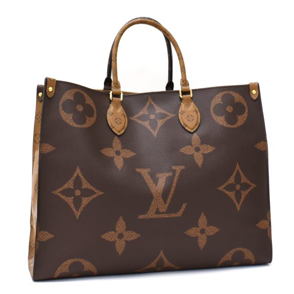 1 Louis Vuitton On the go GM Monogram Canvas Brown Tote Bag