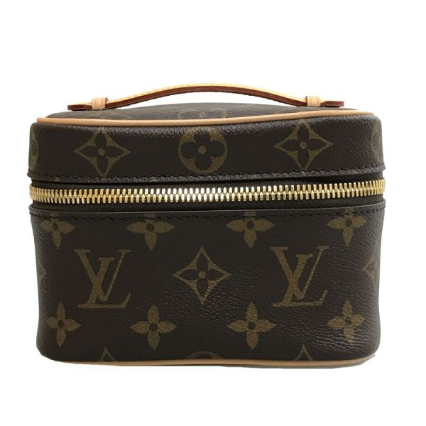 1 Louis Vuitton Vanity Mini Monogram Handbag Leather Brown