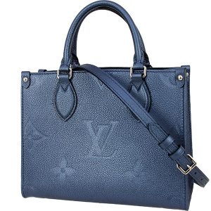 1 Louis Vuitton On The Go PM Tote Bag Shoulder Bag Monogram Implant