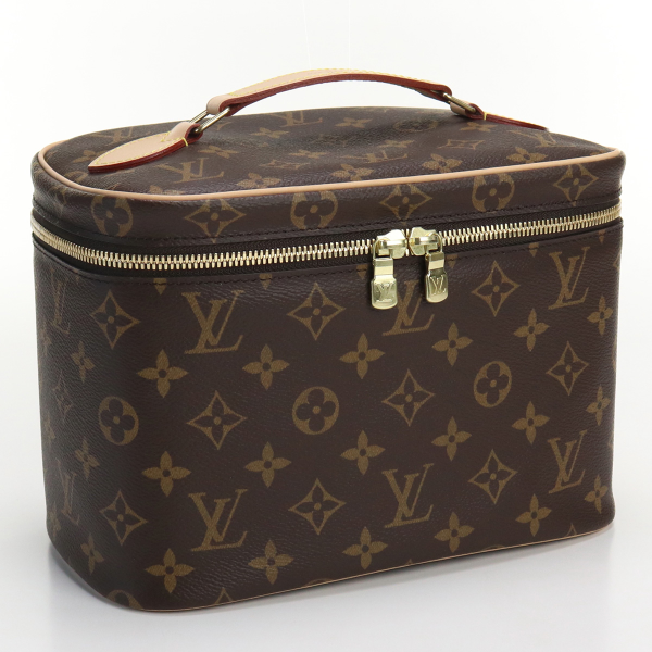 1 Louis Vuitton Vanity BB Monogram Handbag Brown