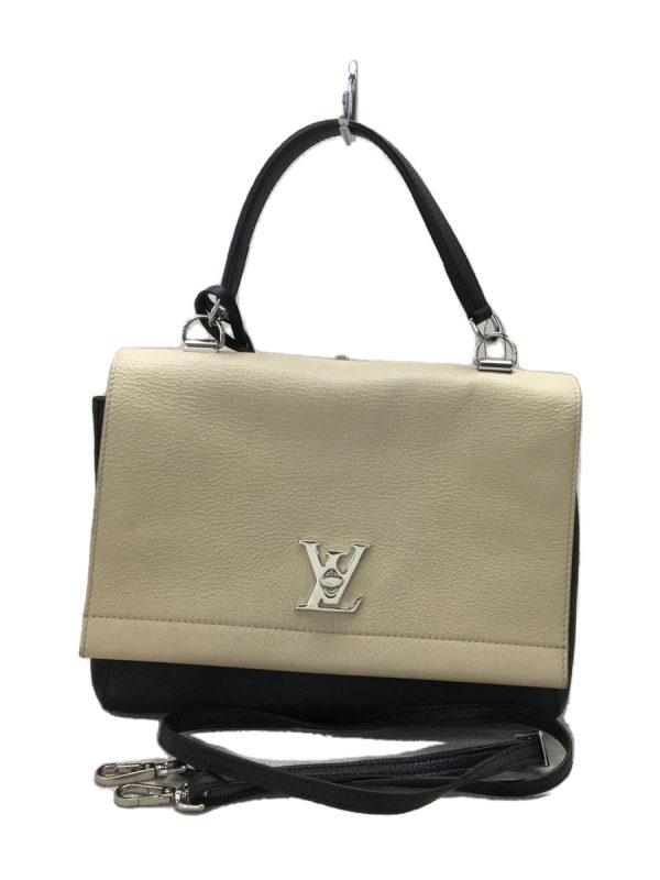 1 Louis Vuitton LockMe Cartable Leather Plain Shoulder Bag