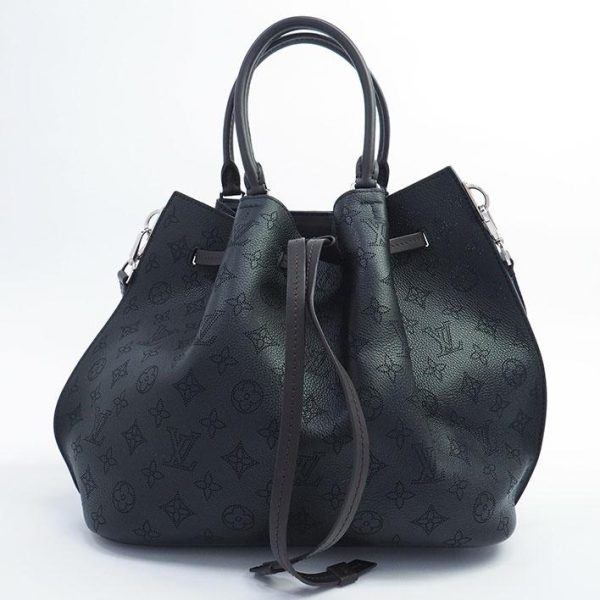 1 Louis Vuitton Girolatta Mahina Handbag Black