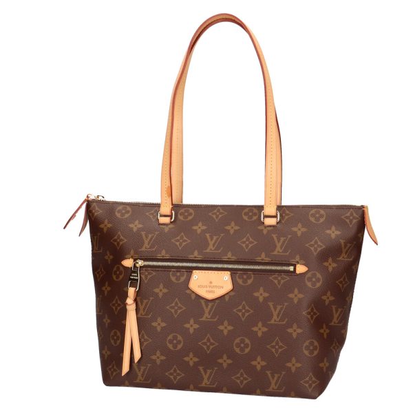 1 Louis Vuitton Jena MM Monogram Tote Bag Brown