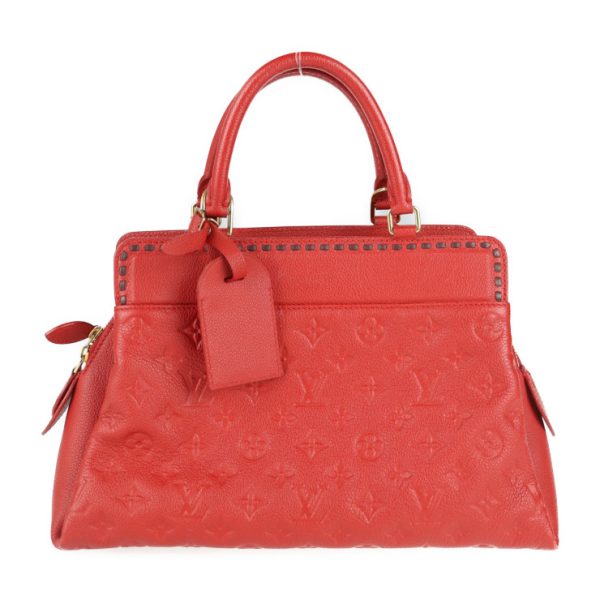 1 Louis Vuitton 2 Way Bag Vosges Handbag Monogram Implant Cerise