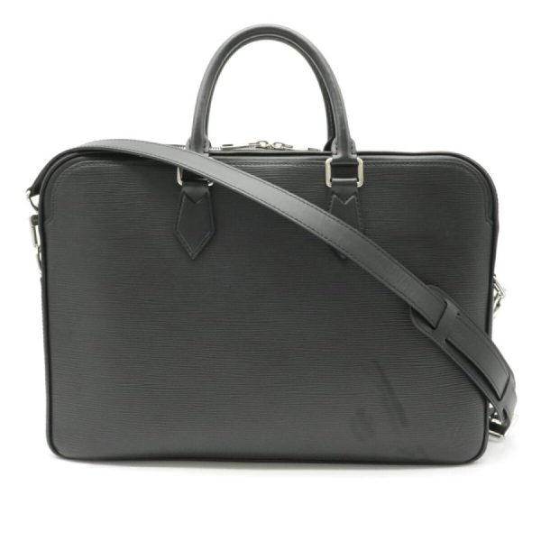 1 Louis Vuitton Epi Dandy Briefcase Document Bag Business Bag MM Noir