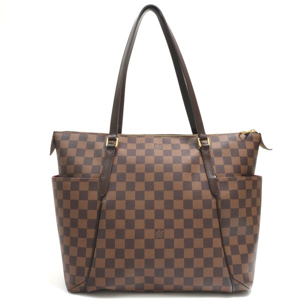 1 Louis Vuitton Totally MM Shoulder Bag Damier Ebene Brown