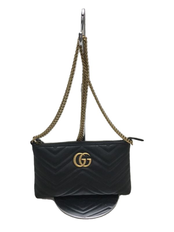 1 Gucci GG Marmont Quilting Bag Leather Black