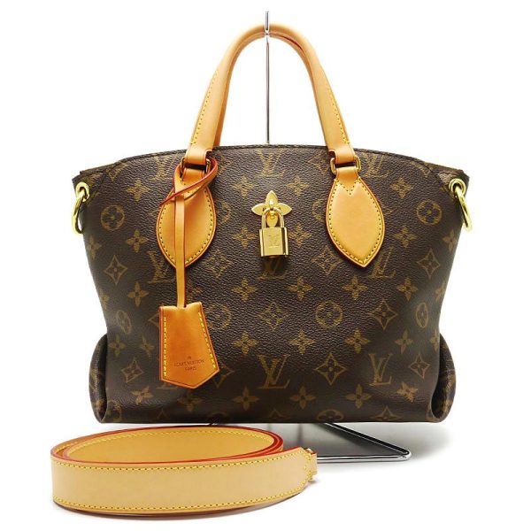 1 Louis Vuitton Flower Zip Tote 2 Way Handbag Monogram