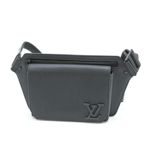 1 Louis Vuitton Waist Bag Bum Bag Aerogram Black