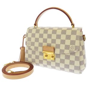 1 Louis Vuitton Damier Azur Neverfull MM Pouch White