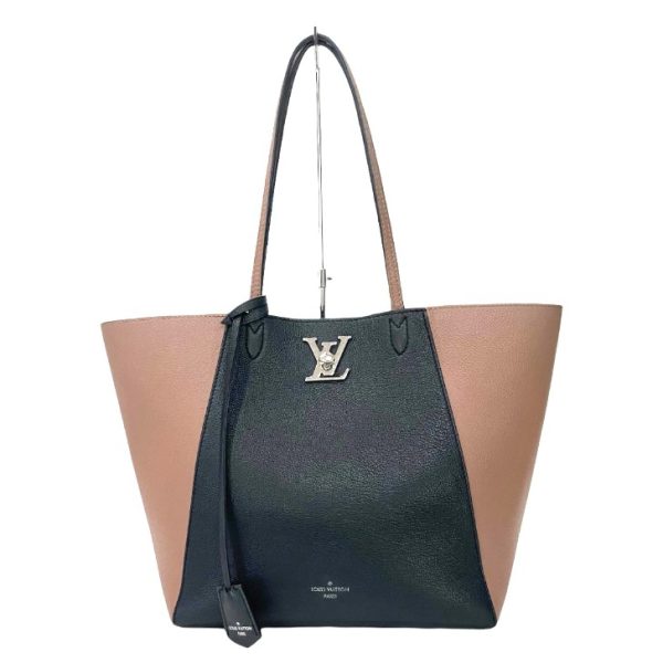 1 Louis Vuitton LockMe Go Tote Bicolor Black