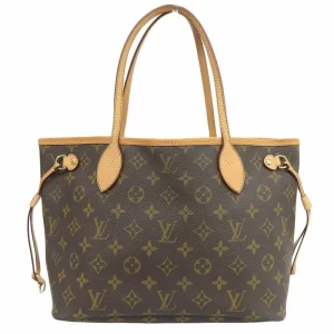 1 Louis Vuitton Flower Zipped Tote MM Monogram Canvas 2way Shoulder Bag Handbag Brown Black
