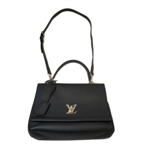1 Louis Vuitton Pillow on SaGo GM Recycled Nylon Monogram Canvas Handbag Black Brown