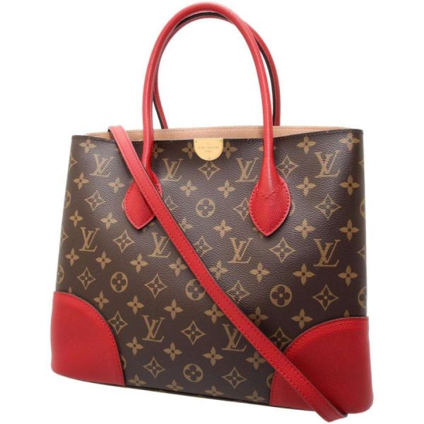 1 Louis Vuitton Fladrin 2 Way Shoulder Bag Monogram Cerise Red