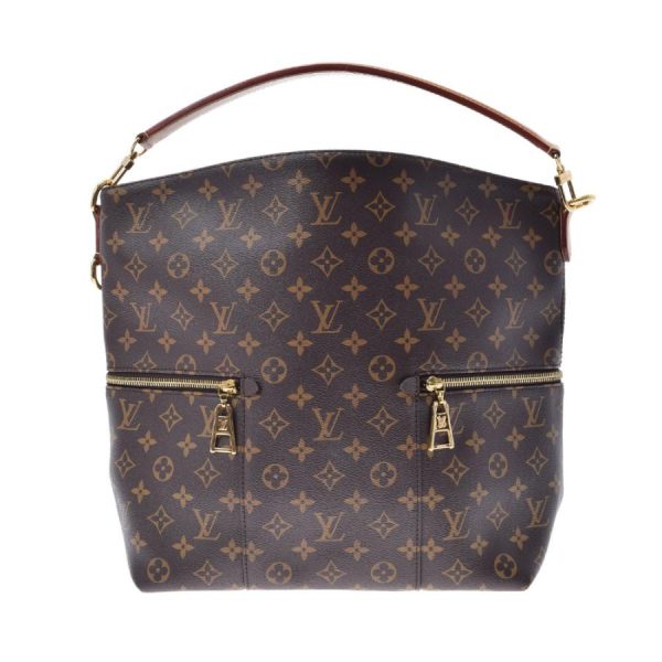 1 Louis Vuitton Melie Monogram Semi Shoulder Canvas Tote Bag