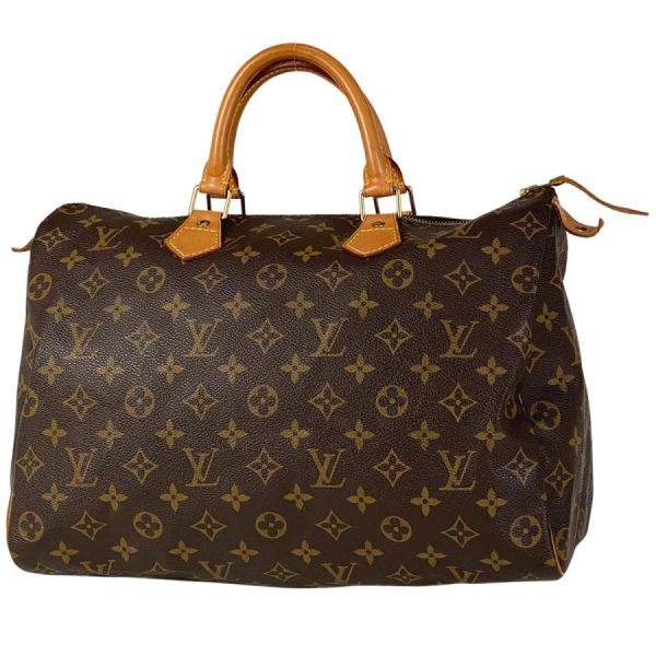 1 Louis Vuitton Speedy 35 Boston Bag Commuter Handbag Monogram Brown