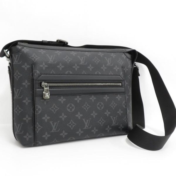 1 Louis Vuitton Odyse Messenger PM Shoulder Bag Monogram Eclipse Black