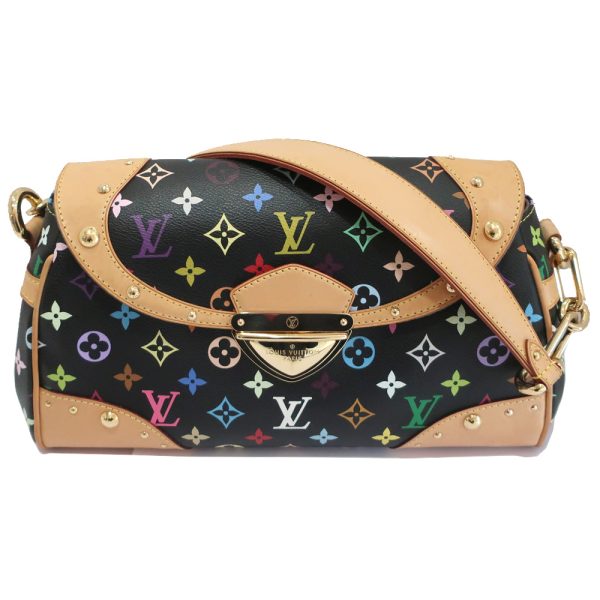 1 Louis Vuitton Beverly MM Multicolor Monogram Canvas Black