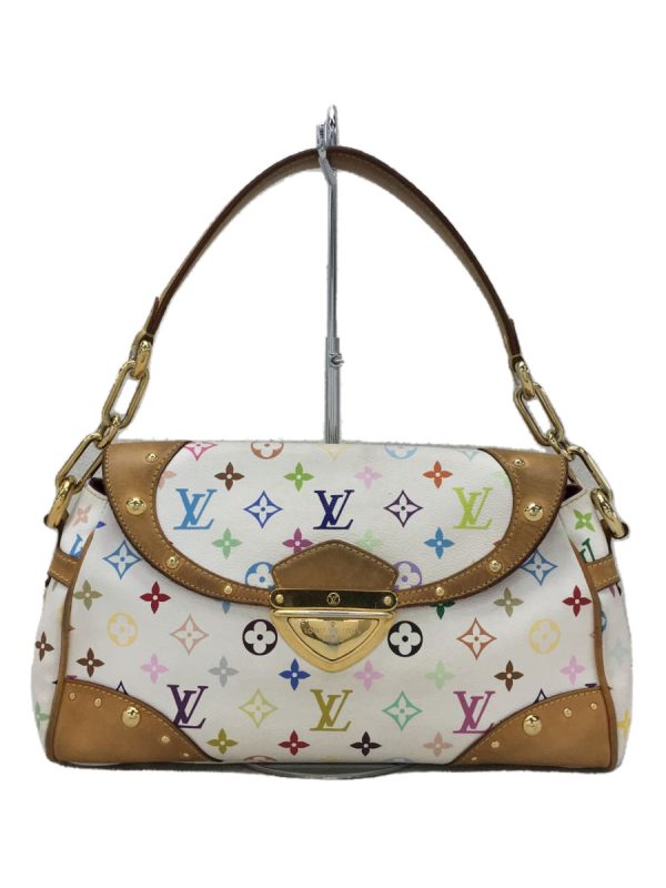 1 Louis Vuitton Beverly MM Monogram Multicolor Shoulder Bag White