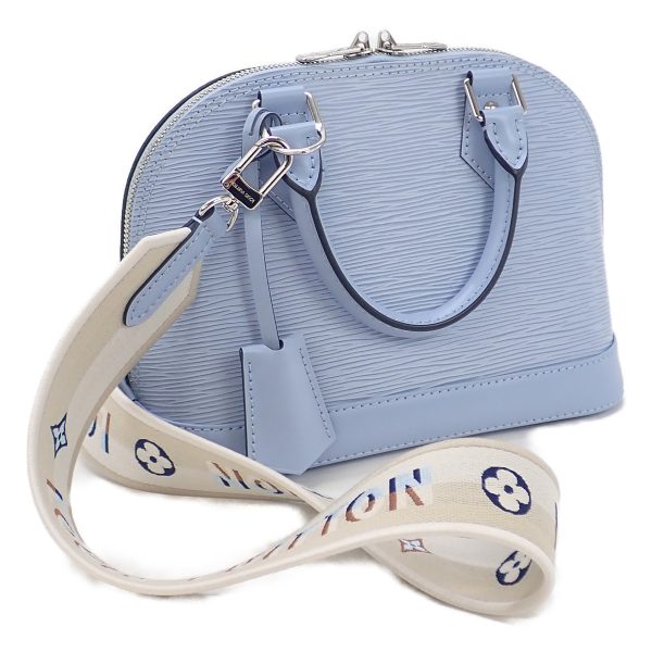 1 Louis Vuitton Epi Alma BB 2WAY Bag Blue Nuage