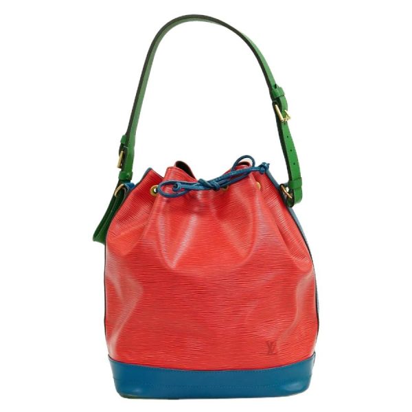 1 Louis Vuitton Noe Tricolor Epi Leather Shoulder Bag Castilian Red Blue Green