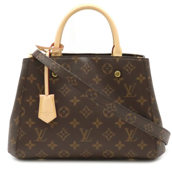 1 Louis Vuitton Monogram Montaigne BB Handbag 2WAY Shoulder Bag