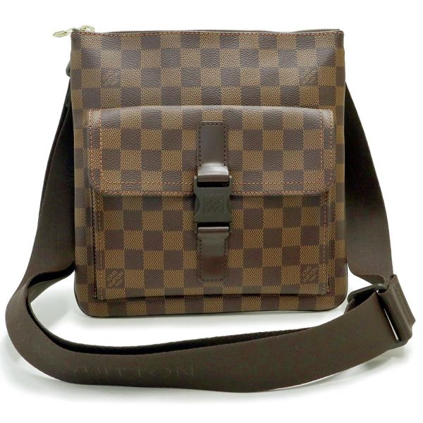 1 Louis Vuitton Melville Shoulder Bag Diagonal Hanging Damier Brown