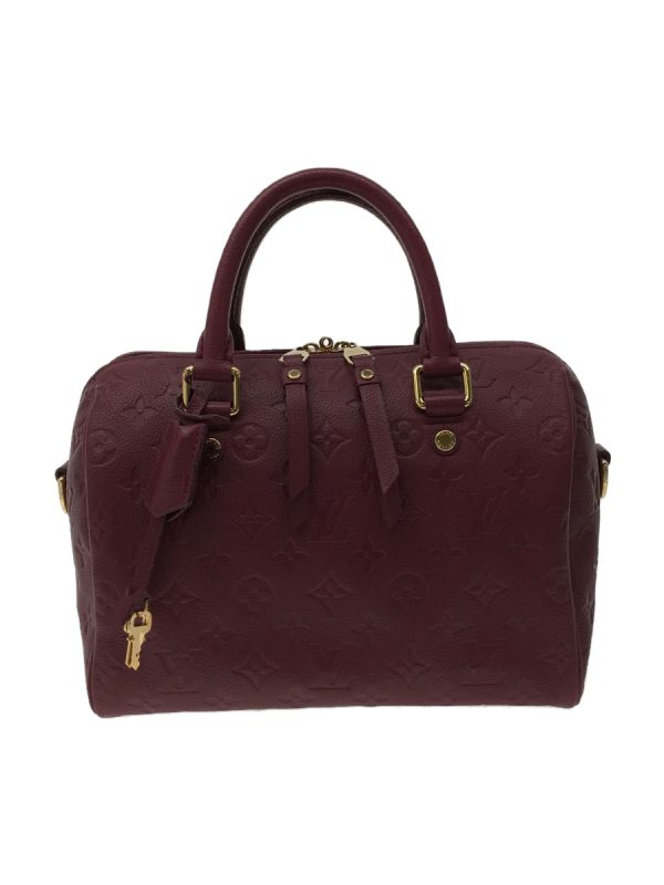 1 Louis Vuitton Speedy Bandouliere 30 Bag Monogram Implant Arolle Bordeaux