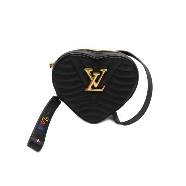 1 Louis Vuitton New Wave Heart Bag Shoulder Bag Black