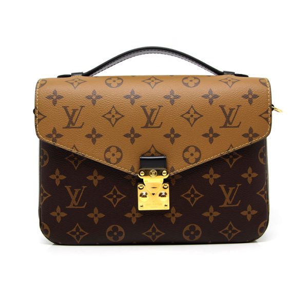 1 Louis Vuitton Pochette Metis MM Monogram Shoulder Bag