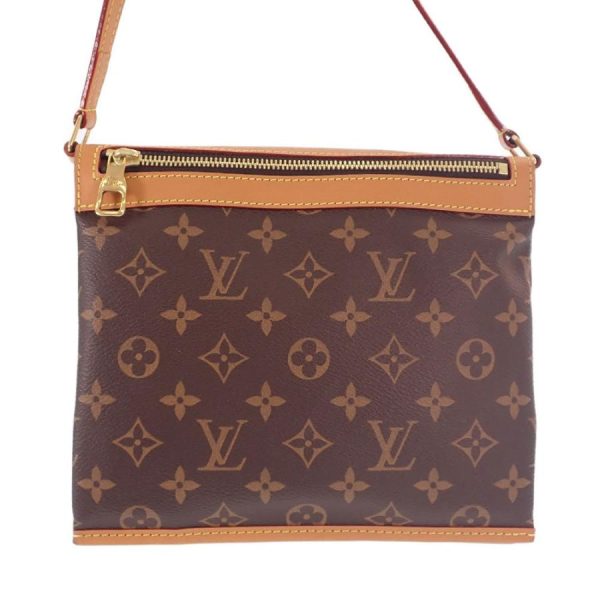 1 Louis Vuitton Monogram Saumur Messenger PM Brown Shoulder Bag