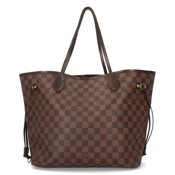 1 Louis Vuitton Neverfull MM Tote Bag Damier Canvas