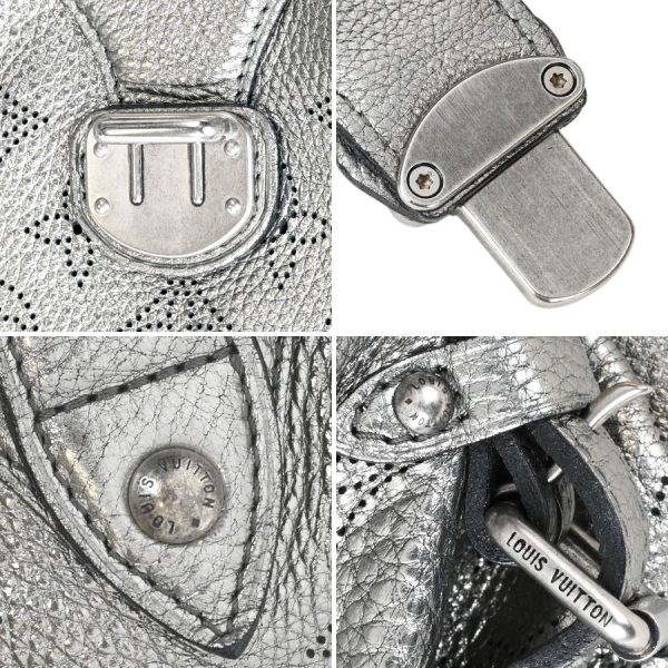 10 Louis Vuitton Mahina XS Arjun Silver Leather Shoulder Bag