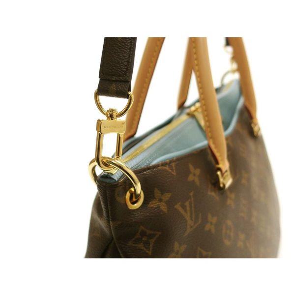 11 Louis Vuitton Pallas Monogram Shoulder Bag Blue Ciel